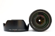 Canon EF 24-105mm F4.0L IS USM Front View & EW-83H