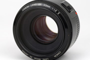 Canon EF 50mm F1.8 II Front View