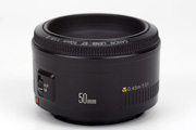Canon EF 50mm F1.8 II Side View