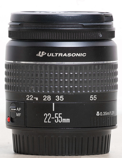 Canon EF 22-55mm F4.0-5.6 USM Side View