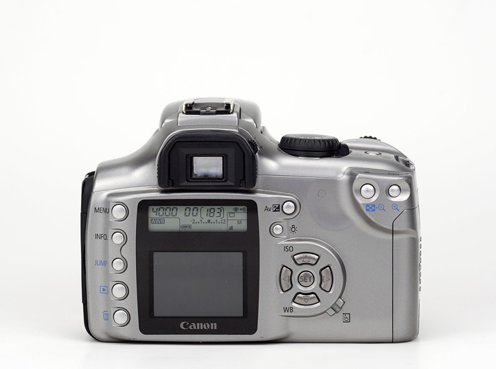 Canon EOS 300D Body Back View