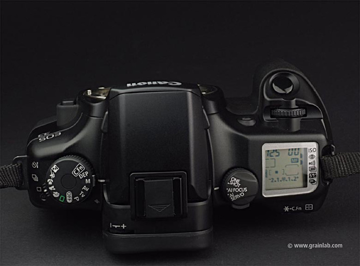 Canon EOS 33 Body Top View