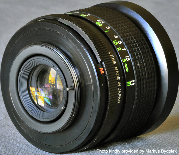 Porst 24mm F2.5 MC Extrem-WW M42 Back View showing mount details