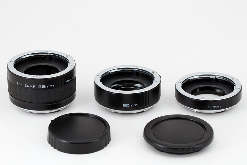 Soligor Extension Tube Set for Canon EOS - 36mm, 20mm and 12mm