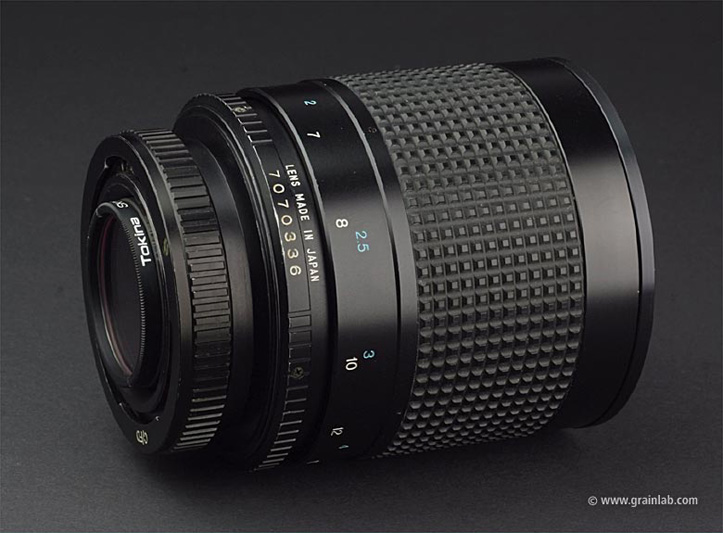 Tokina 500mm F8.0 RMC Mirror (TM500) Side View