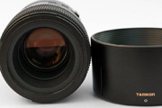 Tamron AF 90mm F2.8 SP Di 1:1 Macro for Canon EF Front Lens View & Lens Hood